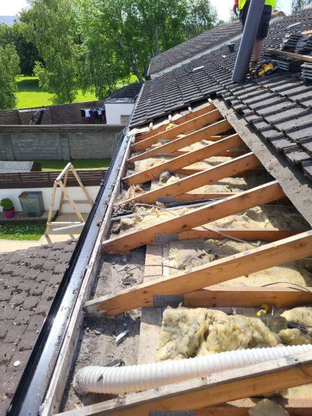 new roof installation
